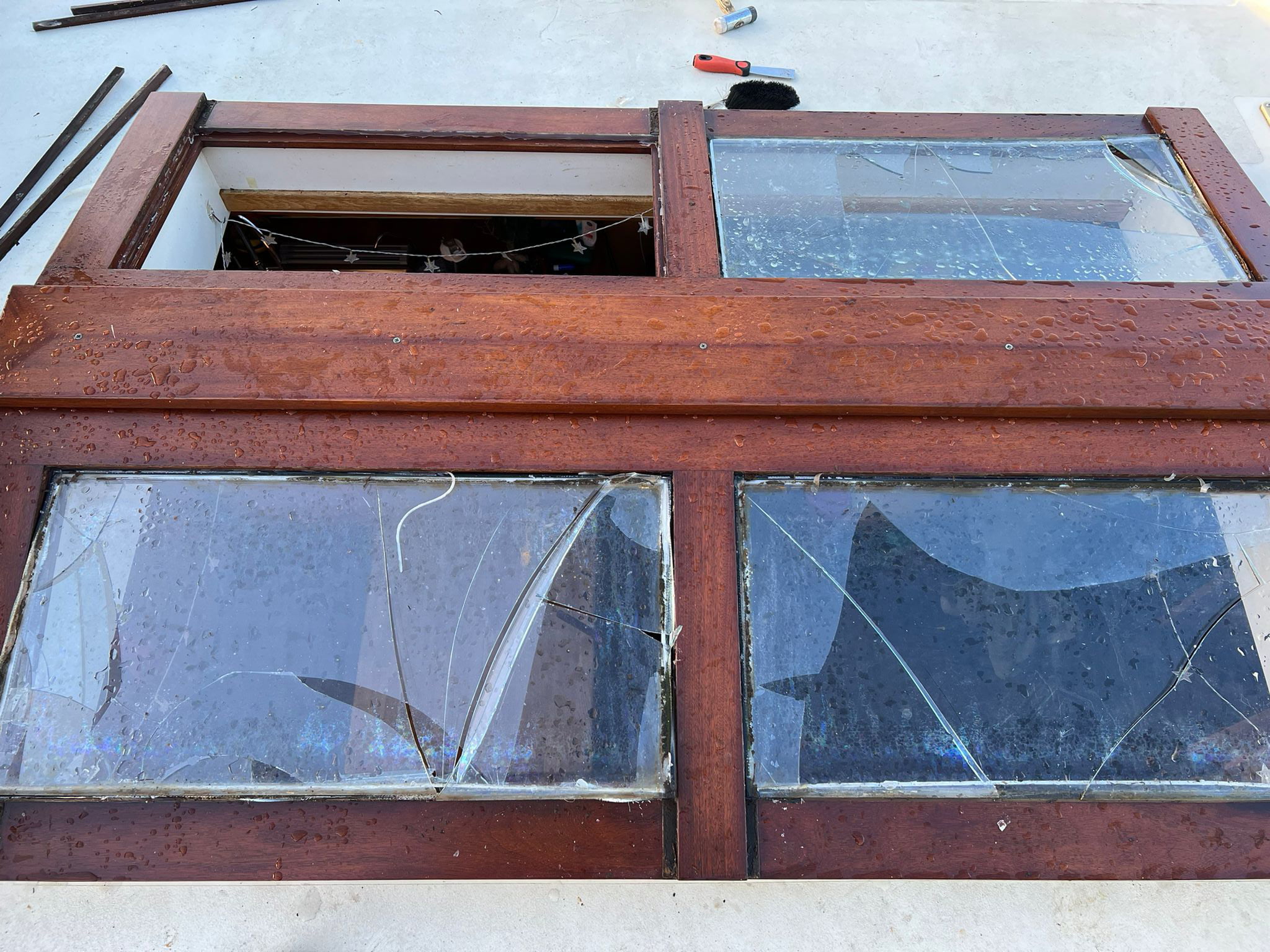Toughened Glass Replacements - Before